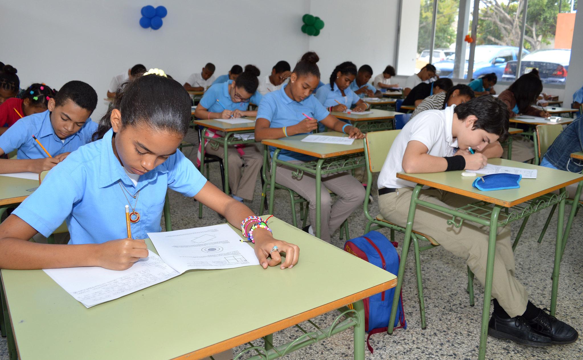 Estudiantes en clase